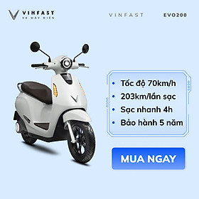 Xe máy điện VinFast EVO 200 - Trắng ngọc trai