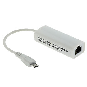 Micro USB 2.0 to Ethernet  Network LAN Adapter 100Mbps