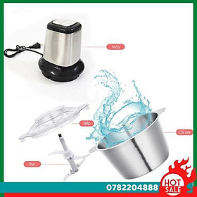 Mua Máy Xay Rau Củ Quả  Thịt Cá Các Nguyên Liệu Mềm Cối Xay 2L - CH Hương Thị Miễn Phí Vận Chuyển