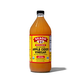 Giấm táo hữu cơ Bragg - Organic Apple Cider Vinegar - Mua 1 chai 946ml