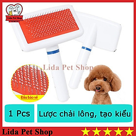 Lược chải lông chó mèo lấy lông chết và làm bông lông