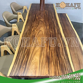 Mua Mẫu Bàn Hiện Đại Gỗ Tấm Tự Nhiên KL20296 - COI NGAY KẺO TRỂ