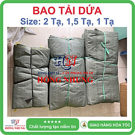 [SÉT] COMBO 5 Bao tải dứa 1,5 tạ (100x128cm) đóng hàng - Chất liệu nilon dai, bền đẹp, chắc chắn, cho bạn an tâm đóng hàng