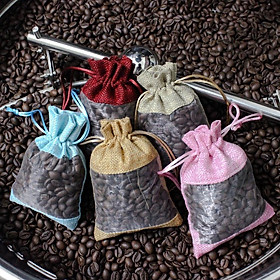 Túi thơm, khử mùi cà phê hạt nguyên chất 100% - Túi Thơm Cà Phê Khử Mùi Xe Ô Tô