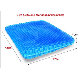 Mua Đệm nệm lót ghế ngồi văn phòng  ô tô  xe máy dạng gel silicon 2 mặt  đàn hồi cực tốt cho thời gian sử dụng lâu dài  chống đau mỏi  chống tê mỏi lưng  mông  cho hiệu quả làm việc cao