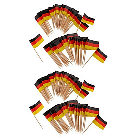 200 x Flag Toothpick Wedding Creative Flag Toothpick Party Event - Germany