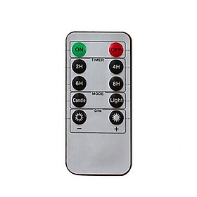 9-60pack 10-key Remote Control With Timer For LED Flameless Swing Flickering