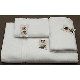 Bộ 3 khăn tắm gia đình cao cấp dệt 100% cotton
