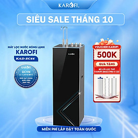 Mua  ĐỘC QUYỀN ONLINE -TẶNG BỘ LÕI   Máy lọc nước Nóng Lạnh Karofi KAD-EC66 -12 lõi Smax  GIÀU HYDRO-ION KIỀM KHOÁNG  BH36 Tháng - Hàng chính hãng