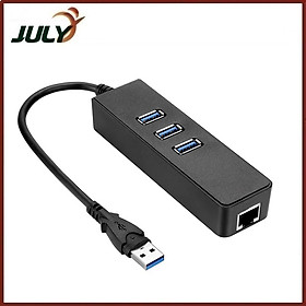 Hub Combo ra USB 3.0 và Lan - JL