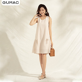 Đầm nữ cao cấp thiết kế suông không tay DA1168 GUMAC