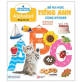Sách Bảng chữ cái - Bé vui học tiếng anh cùng Sticker