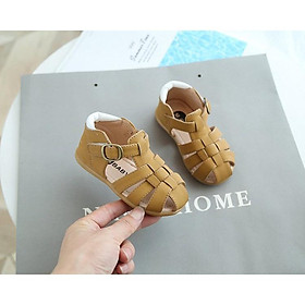 Giày da sandal cho bé trai phong cách Hàn Quốc size 21-30 hàng Quảng Châu cao cấp