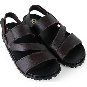 Dép quai hậu nam Huy Hoàng màu nâu HT7792