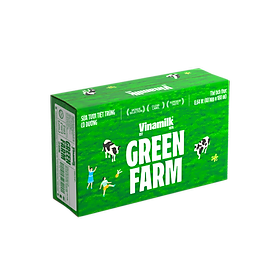 Thùng 48 Sữa Tươi Tiệt Trùng Vinamilk Green Farm - Sữa Tươi 100% Có Đường 180ml