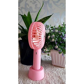 Mua Quạt Mini cầm Tay Tích Điện 3 Chế Độ Gió Full Box  Pin  Dây Sạc  Đế Chống Trượt ️ hottend 2020
