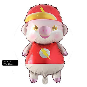 Mua Size lớn Bóng Kiếng Hình Heo Con  Heo Peppa trang trí sinh nhật Diệp Linh