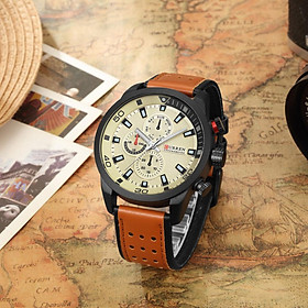 Men's Waterproof  Watch Automatic Wristwatch Leather Belt Gift