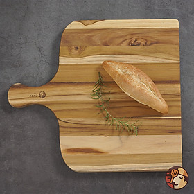 Mua Thớt gỗ Teak Chef Studio cao cấp hình vuông có tay cầm  dùng cho cắt thái và trang trí