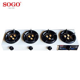 Mua Bếp Khè Gas 4 Lò Bán Công Nghiệp Sogo GT-208S4-3DD - Hàng chính hãng