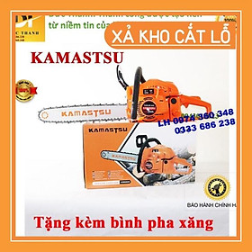 Máy cưa xích chạy xăng KAMASTU 68CC