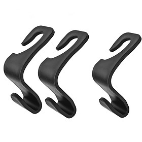 Combo 2/3/4 cái giá móc treo đa năng gắn tựa đầu treo đồ vật sau ghế ô tô, xe hơi chịu tải đến 5kg