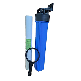 Mua Cốc lọc đơn 20inch (phi 21 hoặc phi 27) (cốc xanh hoặc trắng) dùng lọc thô  lọc đầu nguồn