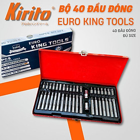 Mua Bộ tuýp lục giác hoa thị 40 chi tiết Kapusi  đựng trong hộp thép sơn tĩnh điện EUROKING TOOLS