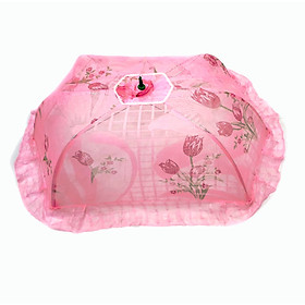 Mùng chụp/Màn chụp ngủ cho bé vải caro in hoa văn - Thương hiệu KACHOO 