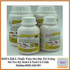 DOPA KILL Thuốc Thủy Sản Đặc Trị Trùng Mỏ Neo Ký Sinh Cá Nuôi Cá Cảnh(100 ml) DOPA.COM.VN