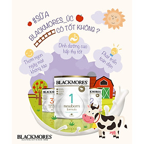 Sữa cho trẻ sơ sinh 0-12 tháng tuổi Blackmores Follow-on Formula 900g giúp phát triển cân đối chiều cao, cân nặng, trí não - QuaTangMe Extaste