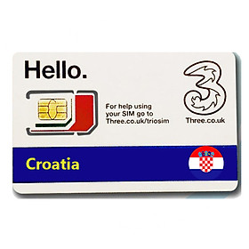 Sim du lịch Croatia 4g tốc độ cao