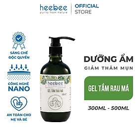 Gel tắm Rau Má Dưỡng Ẩm Mềm Mịn Heebee Centella Shower Gel 300ml - 500ml