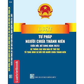 Luật Tư Pháp Người Chưa Thành Niên ( Sửa Đổi, Bổ Sung Năm 2025) Hệ Thống Các Văn Bản Về Thủ Tục Tố Tụng Hình Sự Đối Với Người Chưa Thành Niên