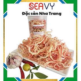 Đặc Sản Nha Trang -Mực Khô Xé Sợi Hấp Nước Dừa Thơm Ngon Dai Dai Seavy Hộp 500 gram