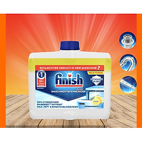 Combo Muối rửa bát Finish 4kg+Vệ sinh máy Finish