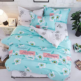 Bộ chăn ga gối Cotton cao cấp 1m6x2m beautyful flower THC023