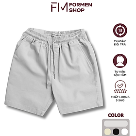 Quần short kaki nam lưng thun, chất kaki cao cấp mềm mịn, có size 95KG - FORMEN SHOP - FMPS227