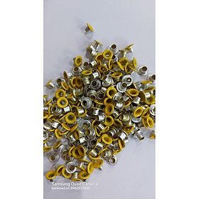 Mua Khoen ore 4mm Khuy mắt cáo 4ly bấm bạt  bấm túi giấy Bằng Nhôm bọc sơn Nhiều màu Túi 100 cái Không long đền