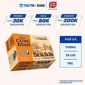 Thùng Phở Gà Hà Nội Micoem Cung Đình (30 Gói)