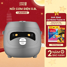 Mua Nồi cơm điện Lebenlang LBL0585  dung tích 1 lít  công suất 350W  thiết kế đơn giản  bảo hành 2 năm - hàng chính hãng