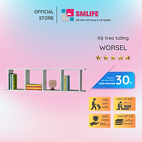 Mua Giá sách treo tường gỗ MDF cao cấp SMLIFE Worsel