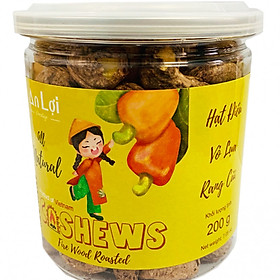 HẠT ĐIỀU VỎ LỤA RANG CỦI AN LỢI 200G (ĐẶC SẢN BÌNH PHƯỚC) FIREWOOD ROASTED CASHEWS