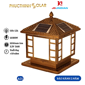 Mua Đèn Trụ Cổng Năng Lượng Mặt Trời 5W TC300-A01 Đèn Led Trang Trí Ngoài Trời  Chống Nước Cực Tốt | Phúc Thịnh Solar
