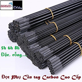 Hình ảnh Đọt Phụ Cần Câu Tay Carbon Cao Cấp-Sanami Fishing Dẻo Dai,Bền Bỉ,Chuẩn Theo Mô Tả,Ngọn Phụ Cần Câu Tay,Đọt Phụ Cần Tay