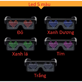 Mua Kính led đèn sáng nhiều màu với 8 chế độ hình   Kính led đi bar  karaoke