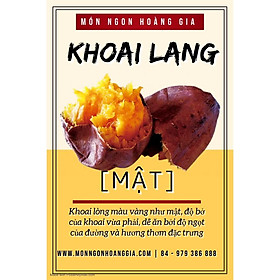 KHOAI LANG MẬT 1kg- MÓN NGON DÂN DÃ VỚI NHIỀU LỢI ÍCH ĐÁNG KINH NGẠC