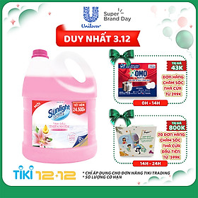 Nước Lau Sàn Sunlight Tinh Dầu Thiên Nhiên - Hương Hoa Lily 3.8kg