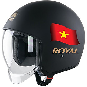 Nón bảo hiểm 3/4 đầu Royal M139 Design Cờ Việt Nam