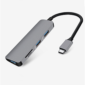 Mua HUB Type C To 3 x USB 3.0 & SD/TF card (063) - Màu Ngẫu Nhiên